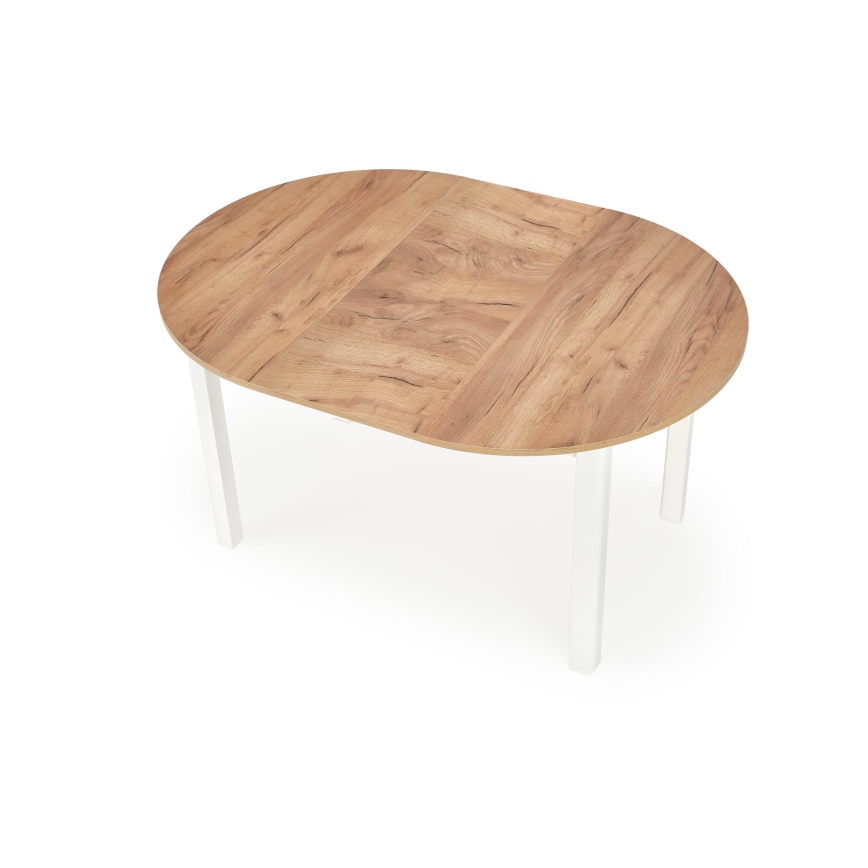 Mesa de comedor CALMIO roble craft/blanco