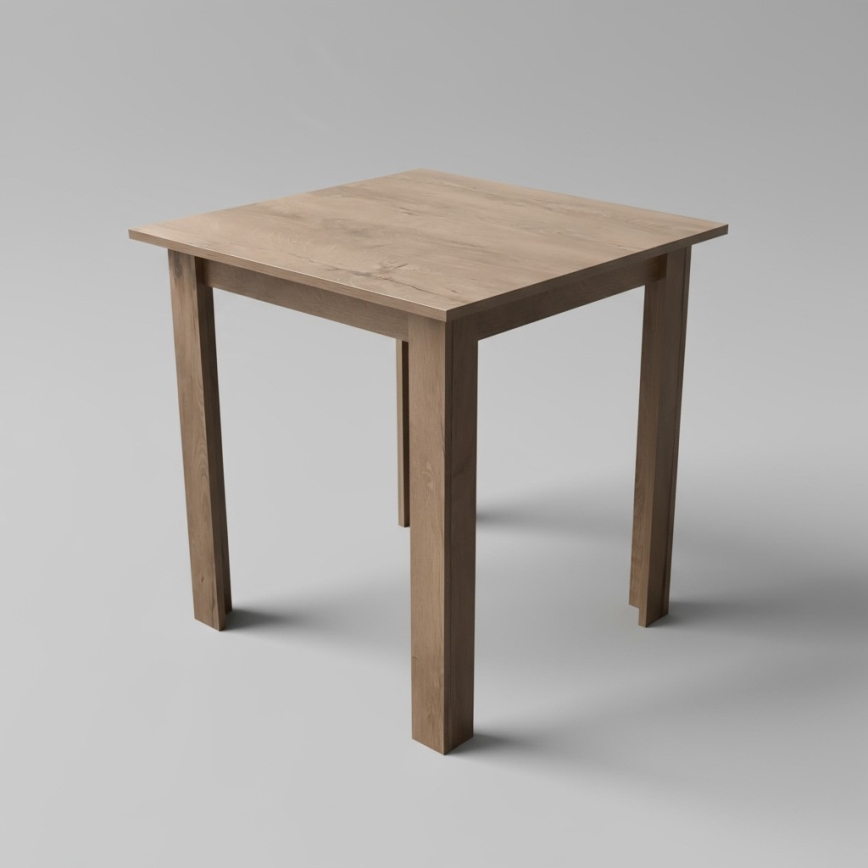 Mesa de comedor cuadrada LEVI roble