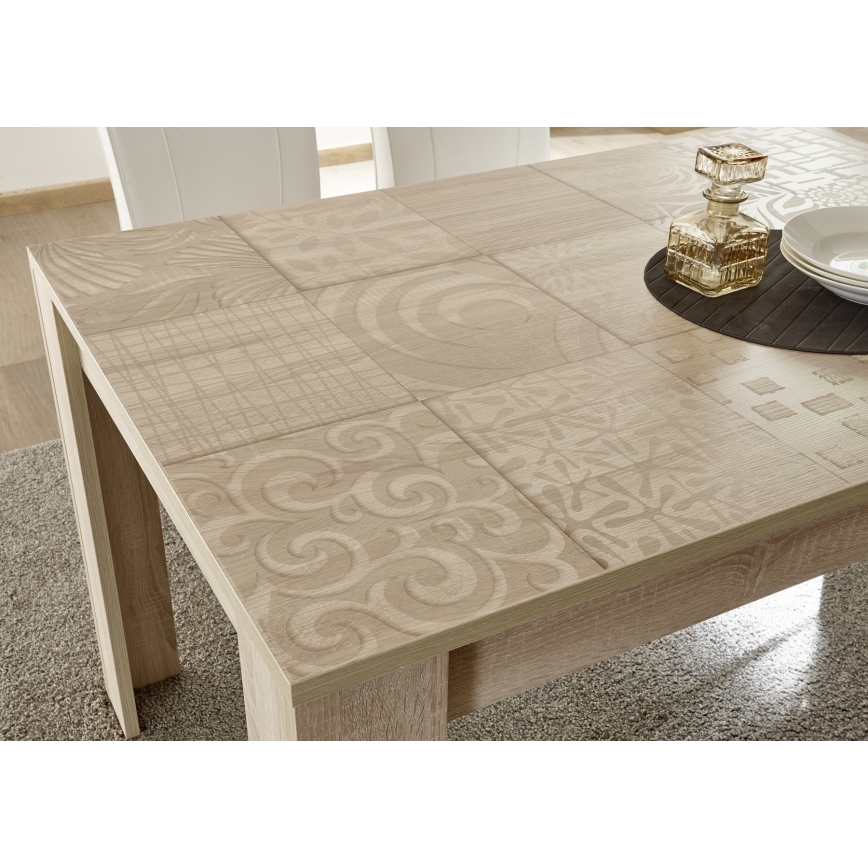 Mesa de comedor extensible ARIA roble Sonoma