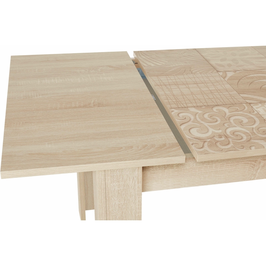 Mesa de comedor extensible ARIA roble Sonoma