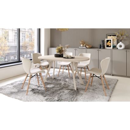 Mesa de comedor extensible ARTUR beige