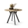 Mesa de comedor extensible ARTUR roble craft/negro
