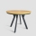 Mesa de comedor extensible CENTRO 100/140x77 cm roble craft/negro