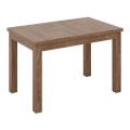 Mesa de comedor extensible DOO 120/160x75 cm nogal claro