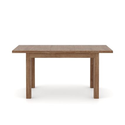 Mesa de comedor extensible DOO 120/160x75 cm nogal claro