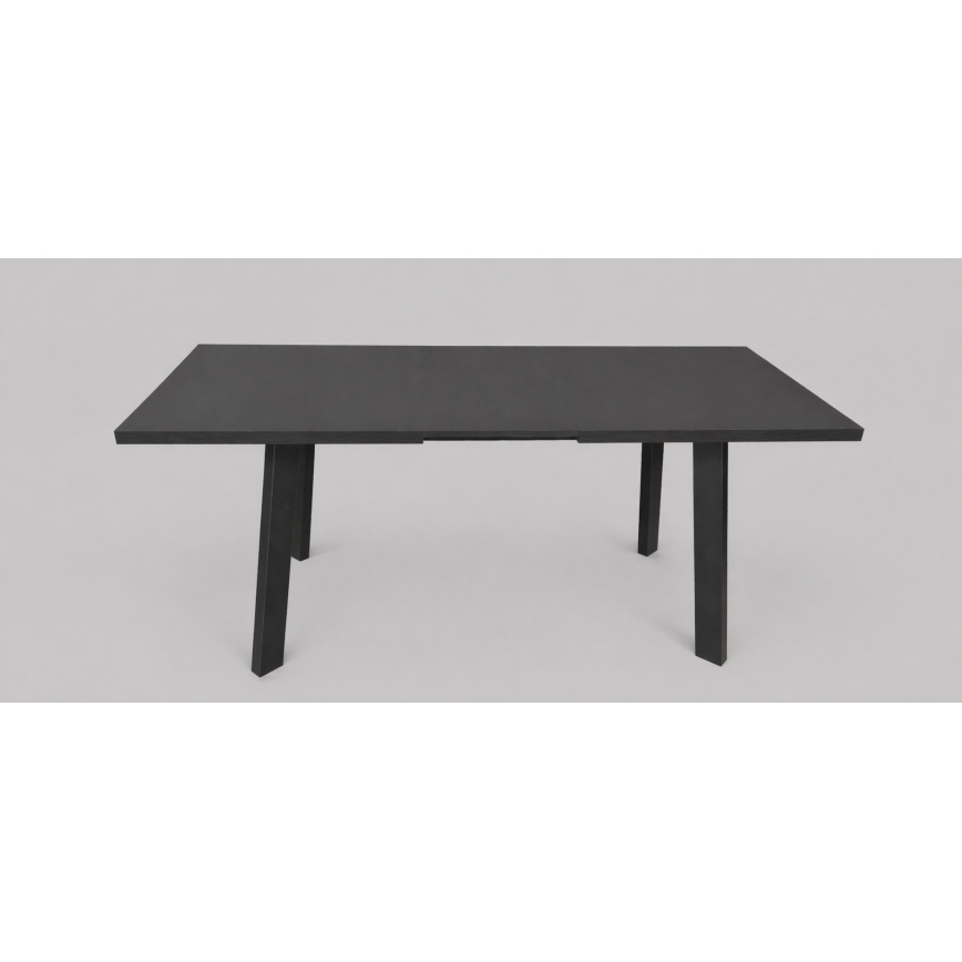 Mesa de comedor extensible KERNO 150/190x80 cm negra