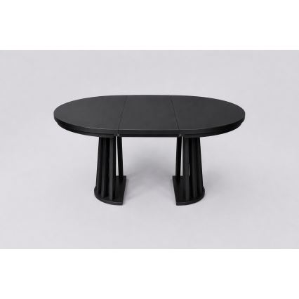 Mesa de comedor extensible NEXUS 100/140x77 cm negra