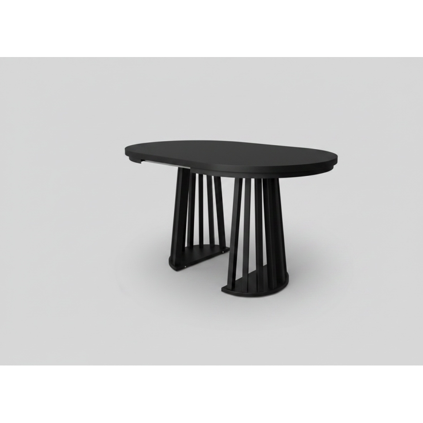 Mesa de comedor extensible NEXUS 100/140x77 cm negra