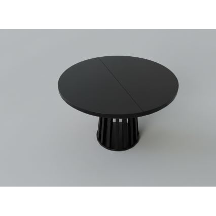 Mesa de comedor extensible NEXUS 100/140x77 cm negra