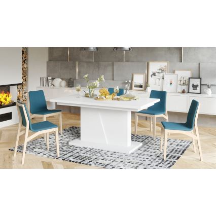 Mesa de comedor extensible NINO blanca
