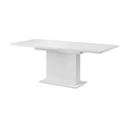 Mesa de comedor extensible STRAP 160/200 x 90 cm blanca