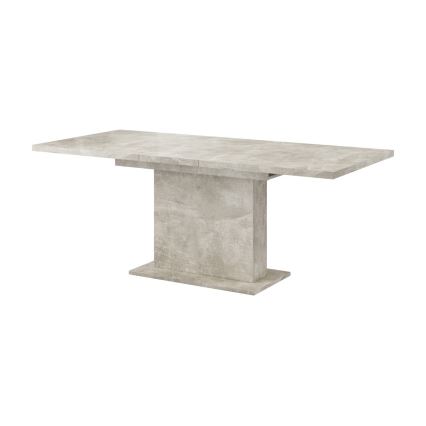 Mesa de comedor extensible STRAP gris hormigón