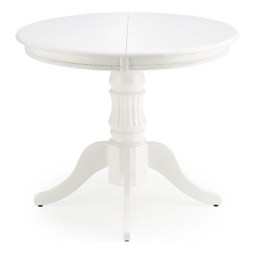 Mesa de comedor extensible WILLIAM blanca