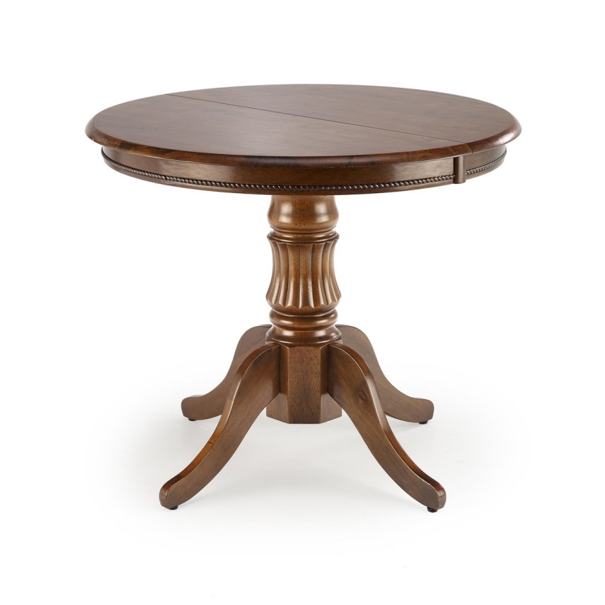 Mesa de comedor extensible WILLIAM en nogal