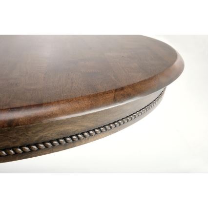 Mesa de comedor extensible WILLIAM en nogal