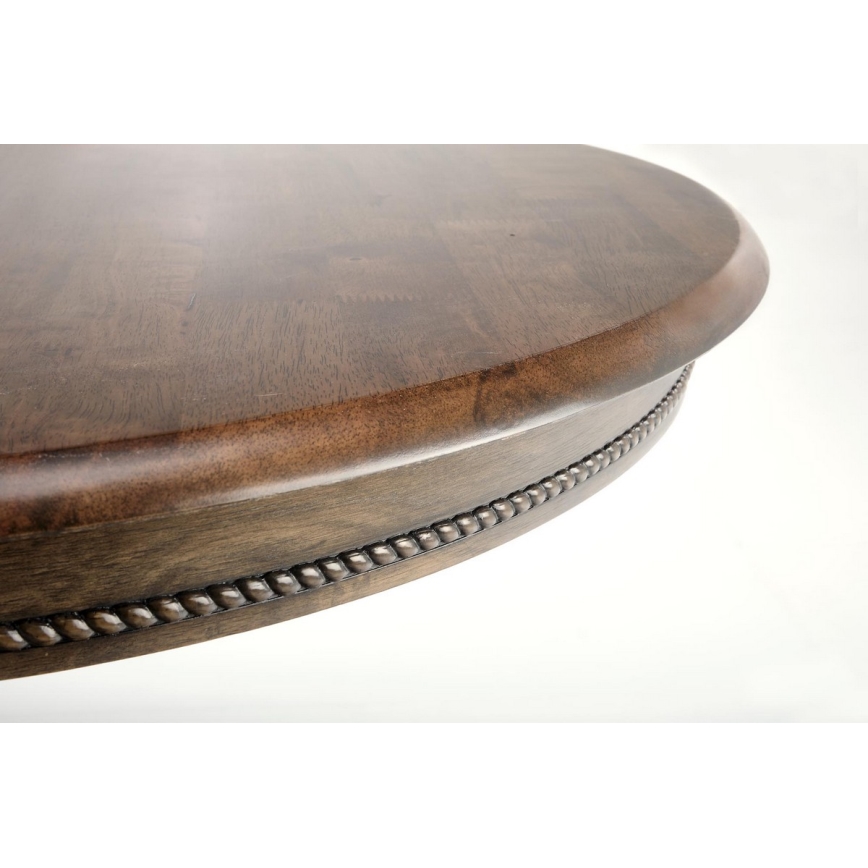 Mesa de comedor extensible WILLIAM en nogal