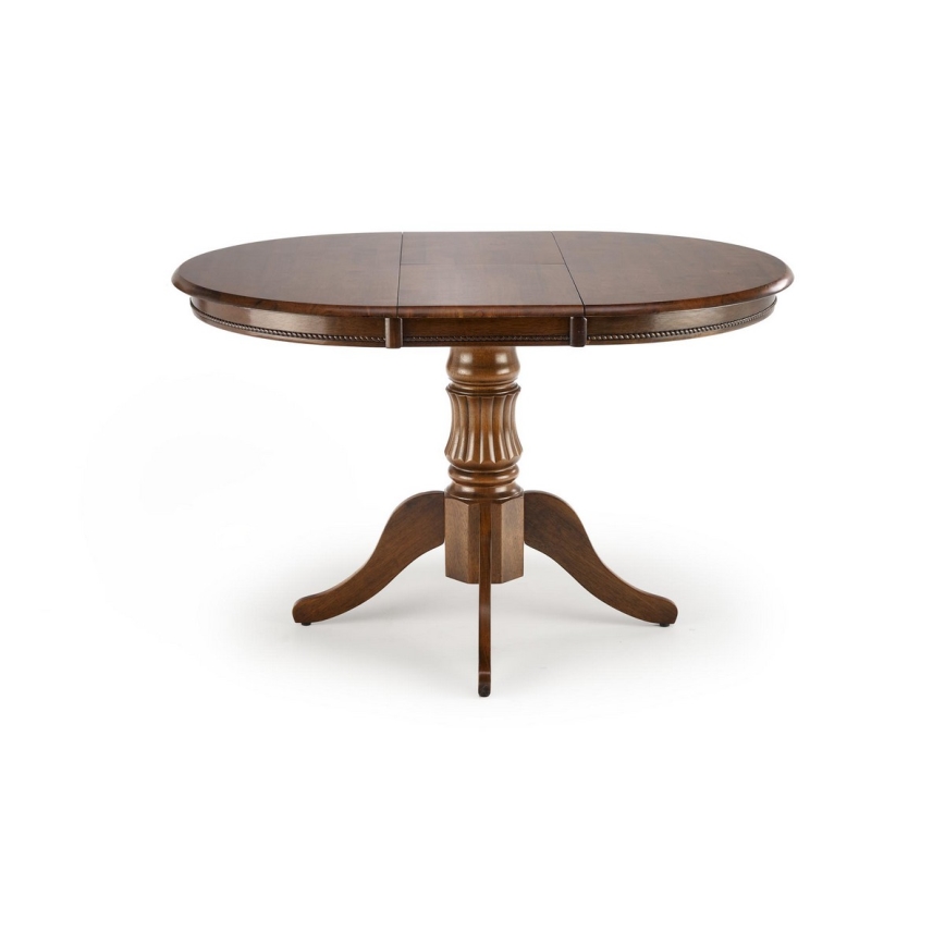 Mesa de comedor extensible WILLIAM en nogal