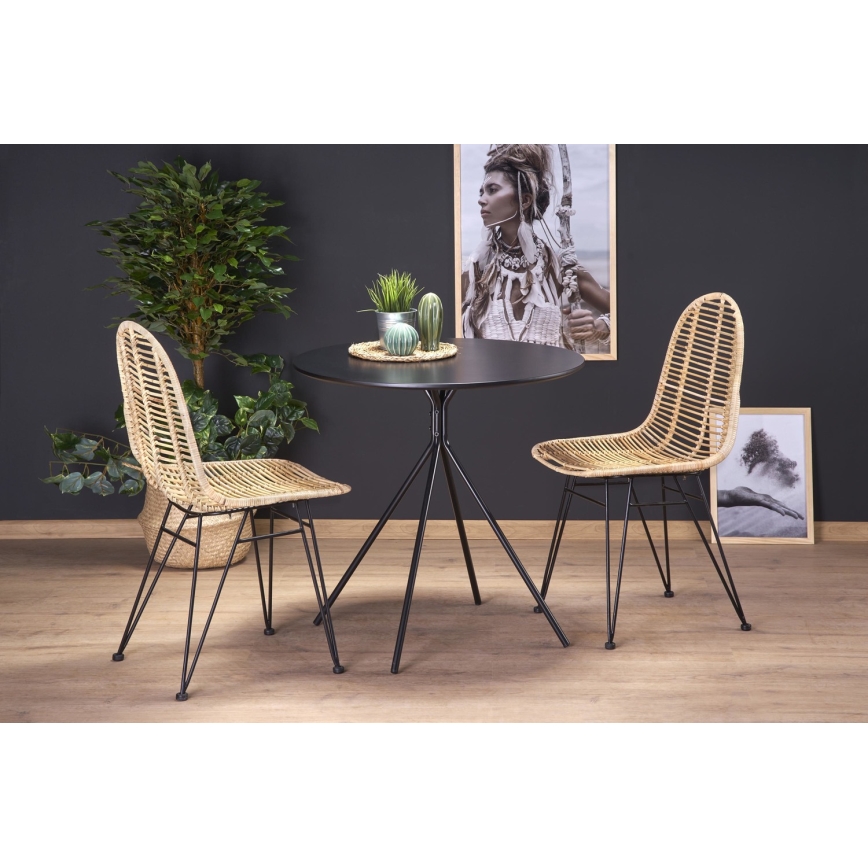 Mesa de comedor HOMORA negra