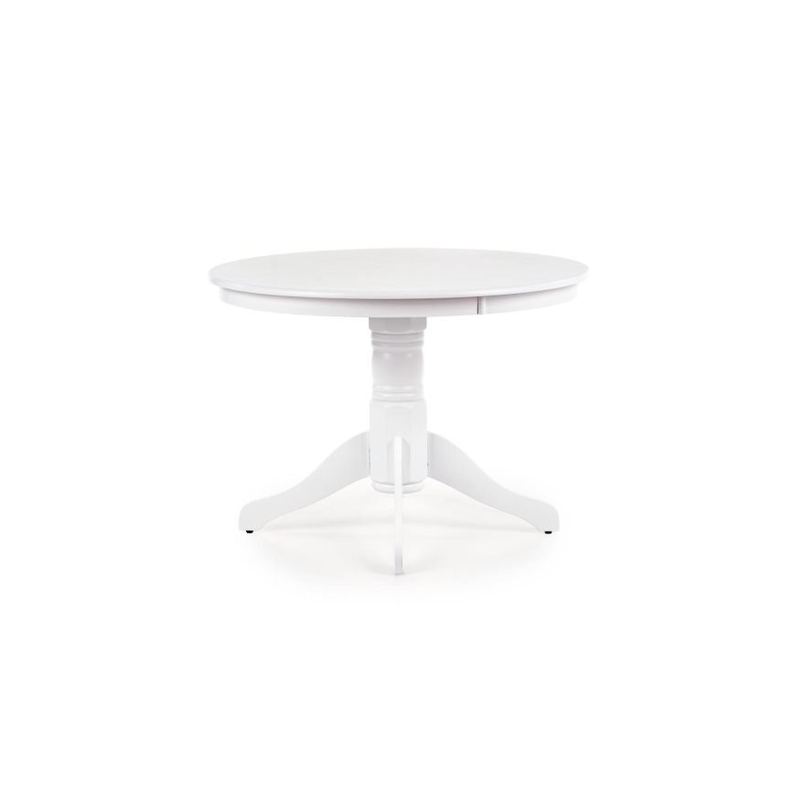 Mesa de comedor KOTI, diámetro 106 cm, blanca