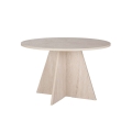 Mesa de comedor MATIN Ø 120 cm beige