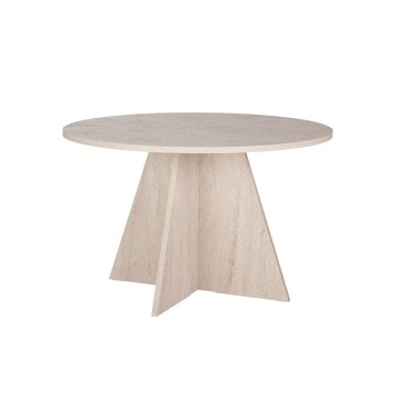 Mesa de comedor MATIN Ø 120 cm beige
