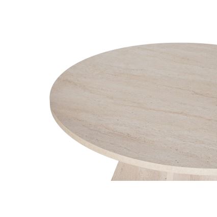 Mesa de comedor MATIN Ø 120 cm beige