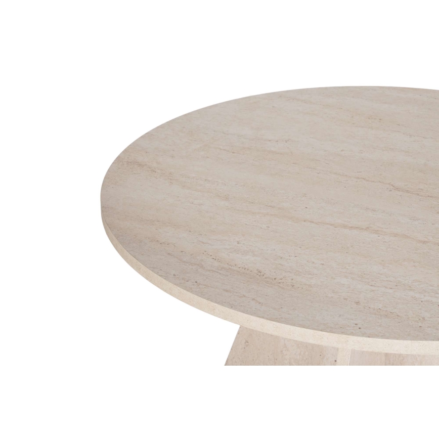 Mesa de comedor MATIN Ø 120 cm beige