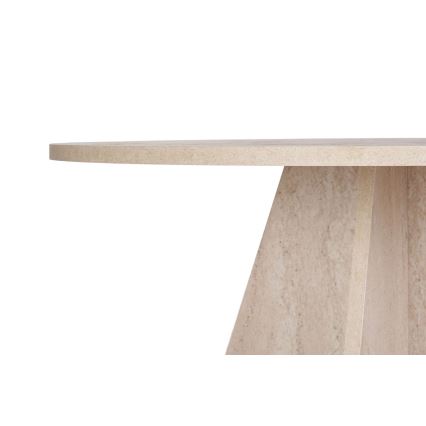 Mesa de comedor MATIN Ø 120 cm beige