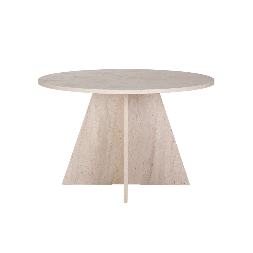 Mesa de comedor MATIN Ø 120 cm beige