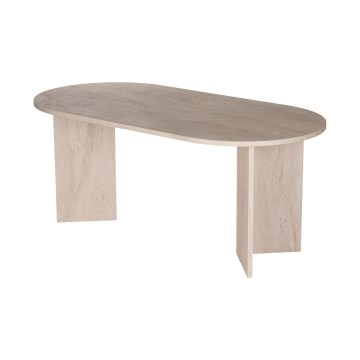 Mesa de comedor NEL 180x90 cm beige