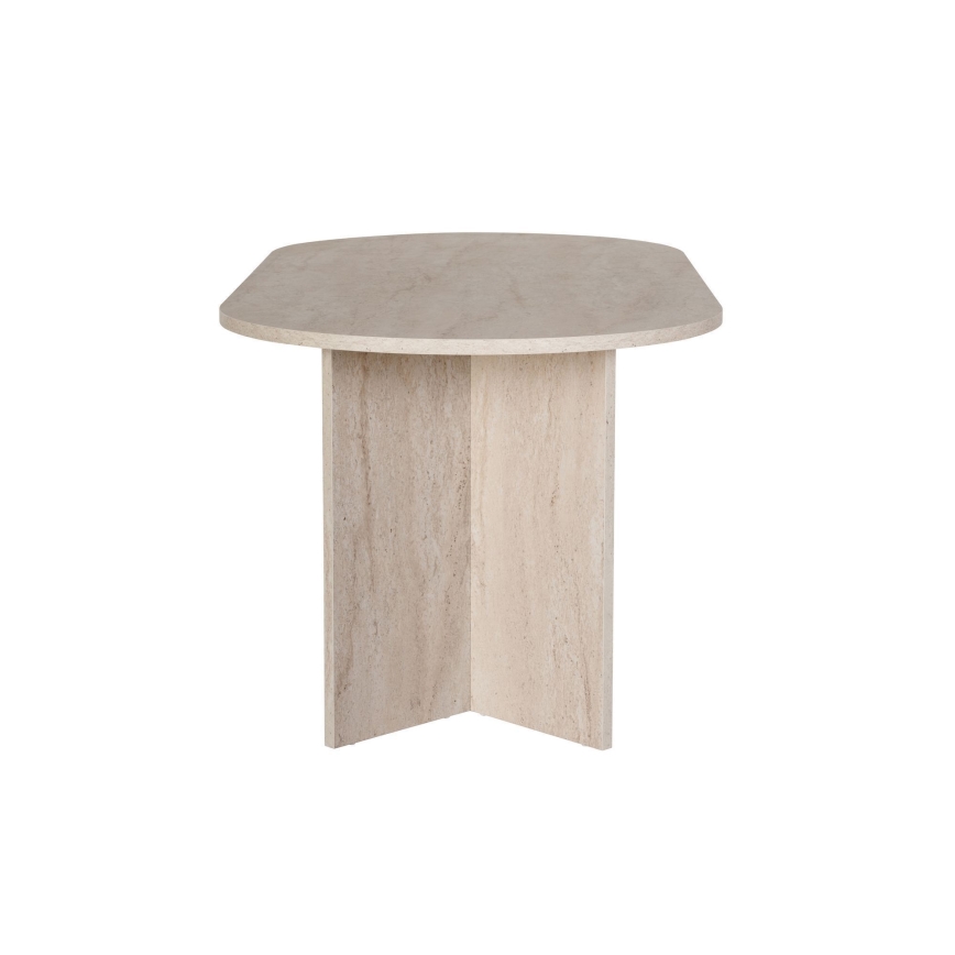 Mesa de comedor NEL 180x90 cm beige