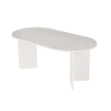 Mesa de comedor NEL 180x90 cm blanca