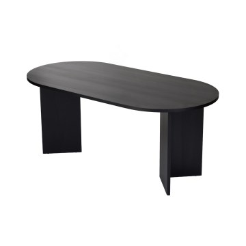 Mesa de comedor NEL 180x90 cm negra