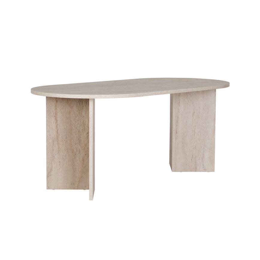 Mesa de comedor NEL 180x90 cm travertino