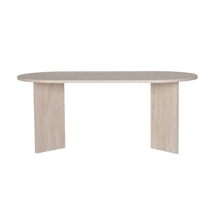 Mesa de comedor NEL 180x90 cm travertino