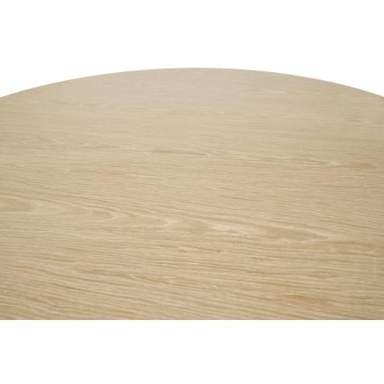 Mesa de comedor NICOLAS Ø 120 cm marrón