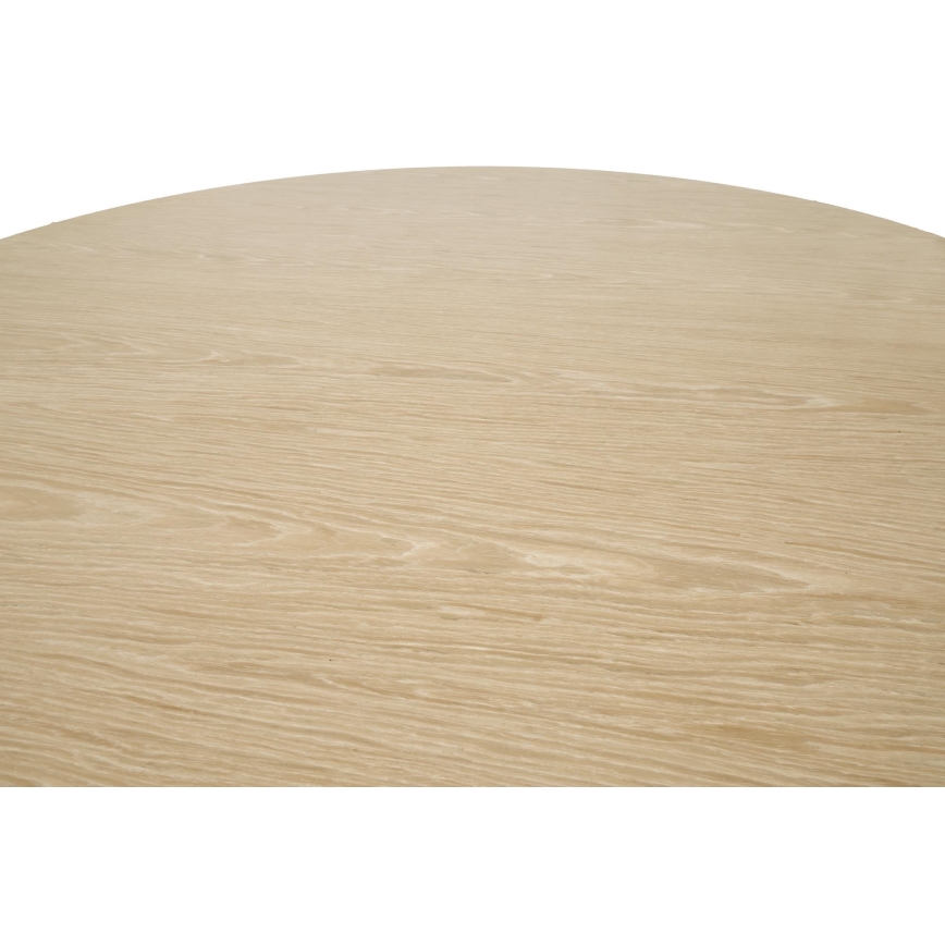 Mesa de comedor NICOLAS Ø 120 cm marrón