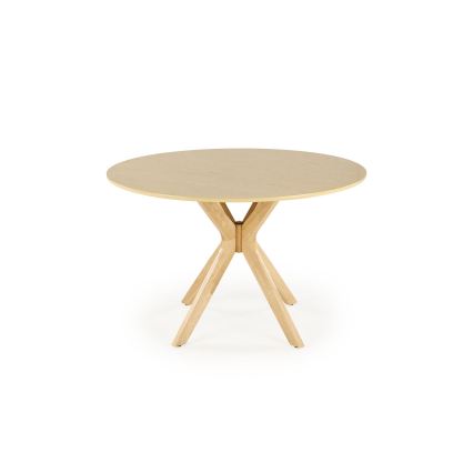 Mesa de comedor NICOLAS Ø 120 cm marrón