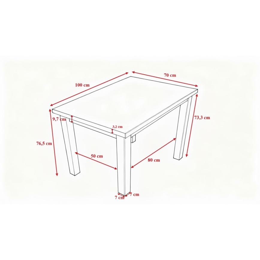 Mesa de comedor NOAH roble