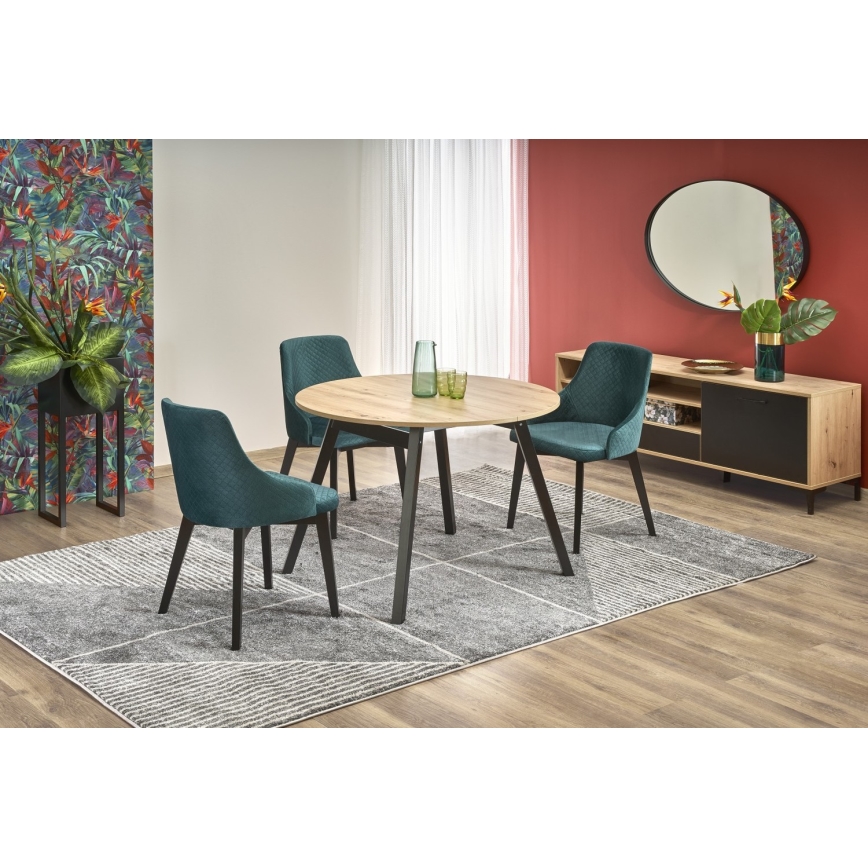 Mesa de comedor SOLINA roble artisan