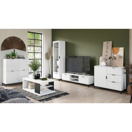 Mesa de TV LORA blanco