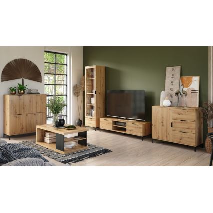 Mesa de TV LORA roble artisan