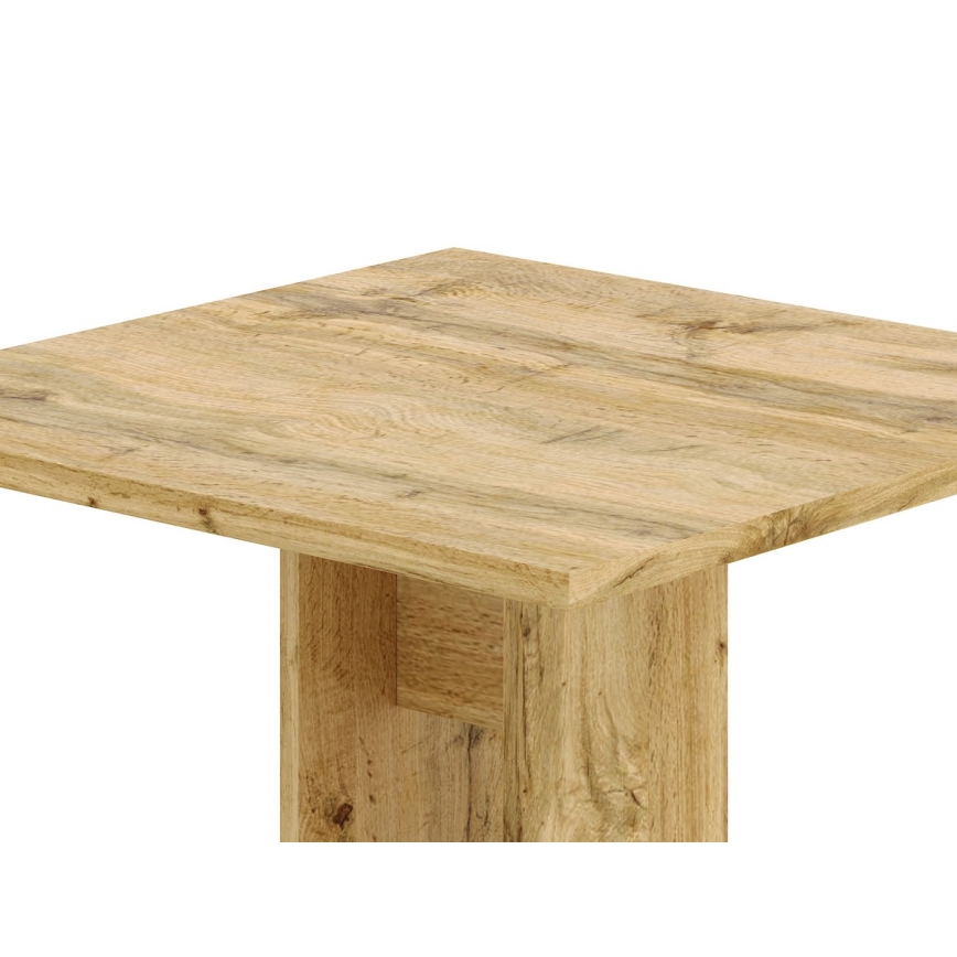 Mesa STRAPO 68x68 cm roble Wotan