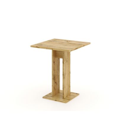 Mesa STRAPO 68x68 cm roble Wotan