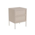 Mesita de noche ALIN 46x40 cm taupe