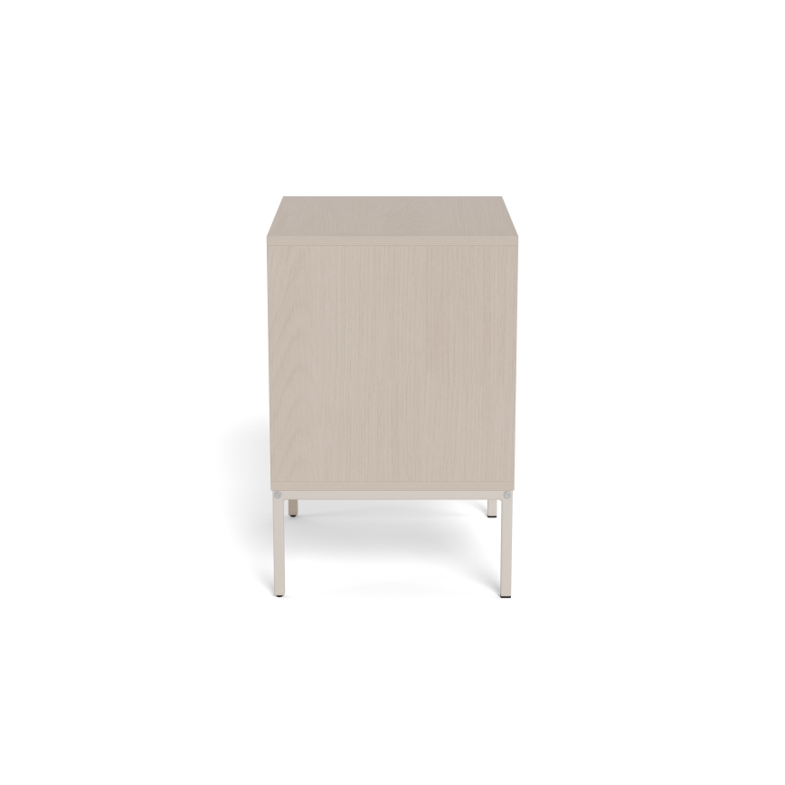 Mesita de noche ALIN 46x40 cm taupe