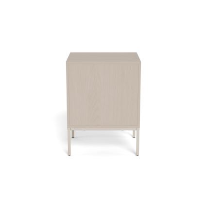 Mesita de noche ALIN 46x40 cm taupe