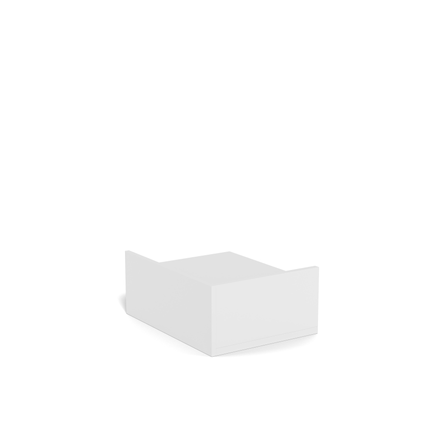 Mesita de noche AVA 40x32 cm blanca