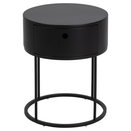 Mesita de noche COLUM negra