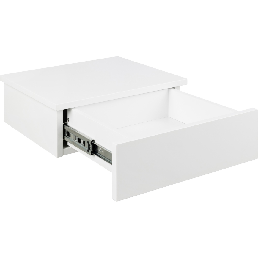 Mesita de noche FINO 37x32 cm blanca